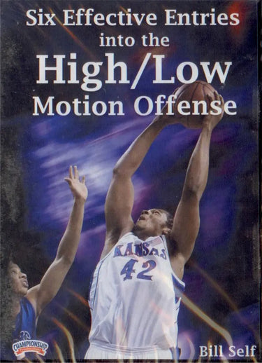 Six Effective Entries Into The High/low Motion by Bill Self Instructional Basketball Coaching Video